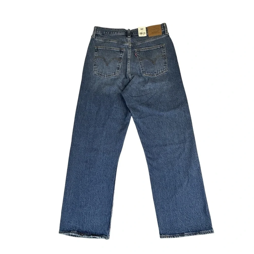 Levi's‎ Ribcage Straight Ankle Jeans Super High Rise Size 31 X 27 Button Fly NWT